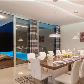 5 bedroom villa with heated infinity pool and sea views near Milna, Brac Island, sleeps 10